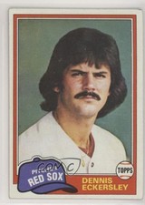 1981 Topps Dennis Eckersley #620 HOF 2u3