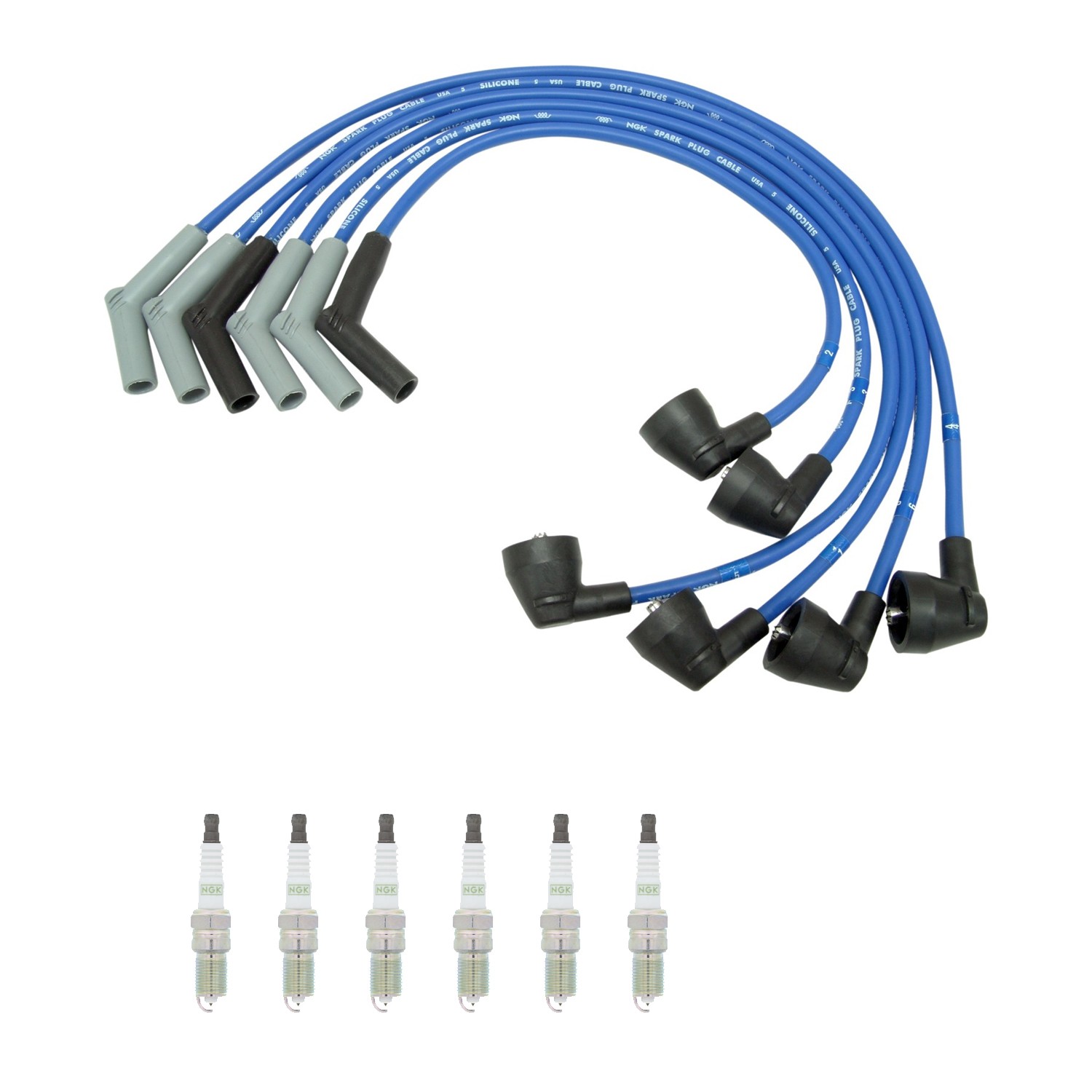 NGK Wire Set  NGK 6 G-Power Platinum SparkPlugs Kit for B3000 Ranger 3.0 V6 OHV