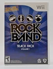 Rock Band Track Pack: Vol. 1 (Nintendo Wii, 2008) Used Complete