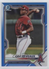 2021 Bowman Draft Chrome Blue Refractor 65/150 Trent Deveaux #BDC-133 7m3