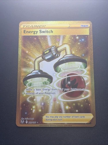 Pokémon TCG Energy Switch 212/195 Silver Tempest Secret Rare N/M Condition