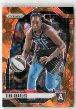 2024 Panini Prizm WNBA #36 Tina Charles Orange Ice