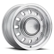 Legendary Wheels 12 Slot - 15 x 7 in. - 4 x 4.5 - 3.75 bs - Silver