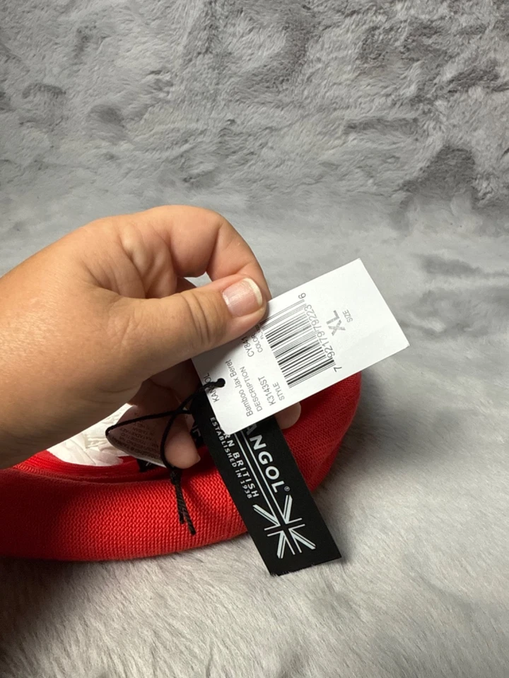 Gorra Kangol Extra Grande Roja Bambú Jax Estilo Boina Clásico Para Hombres K3143ST Foto 2 de 4