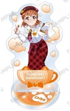 Acrylic stand/acrylic panel CHIKA TAKAMI Aqours Neko Cafe ver. Acrylic stand