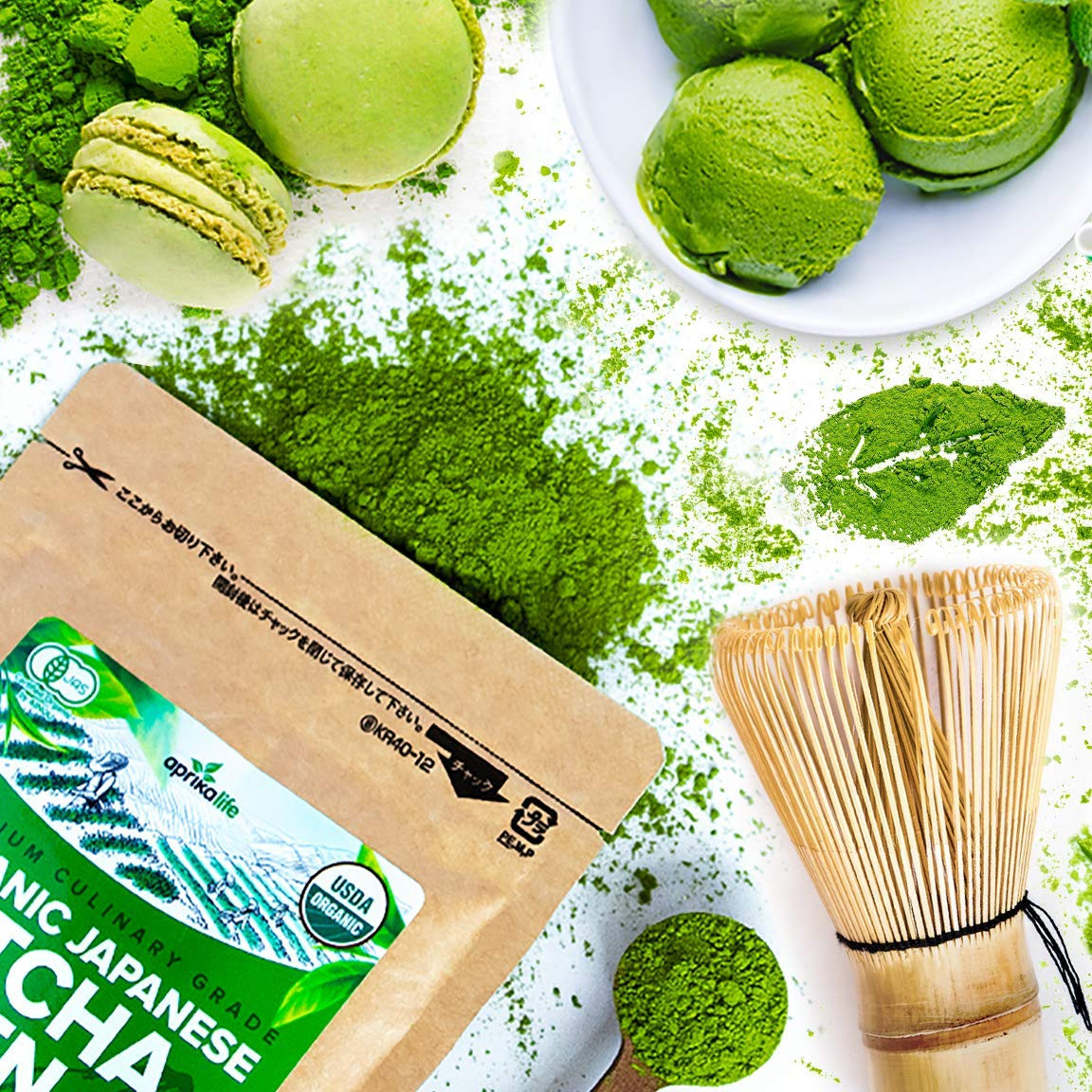 100% Organic Matcha Green Tea Powder - Premium Japanese Matcha - Best for Delici