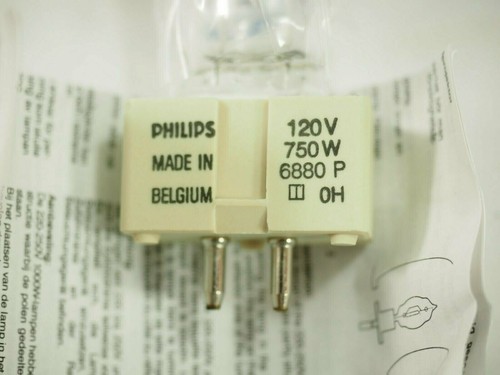 Philips 6880P 750W 120V GX9.5 Studio Lamp Belgium NIB - Picture 6 of 7