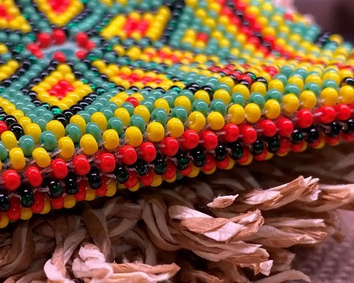 DIY Bead Embroidery Kit Amulet Inspiration Beadwork Beaded Stitching Art Set - Picture 3 of 14