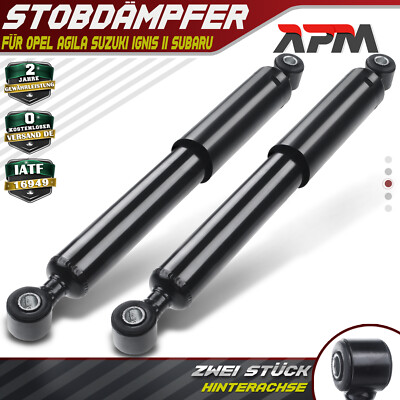 2x Federbein Stoßdämpfer Gasdruck Hinten für Opel Agila Suzuki Ignis II Subaru