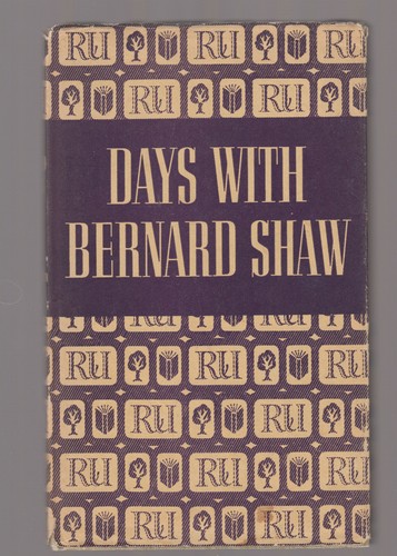 S WINSTEN hcdj Days with Bernard Shaw