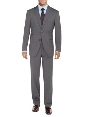 DTI BB Signature Mens Two Button 2 Piece Suit Ticket Pocket Jacket With