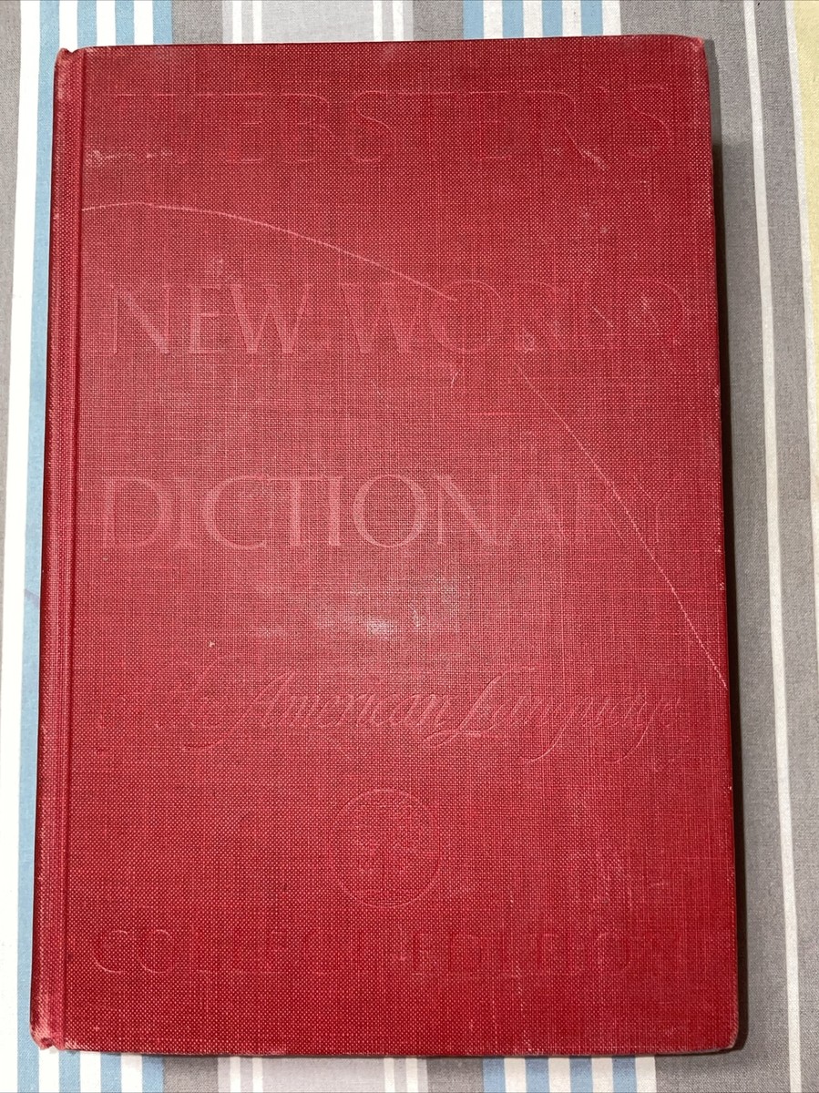 1960 Webster's New World Dictionary Of The American Language