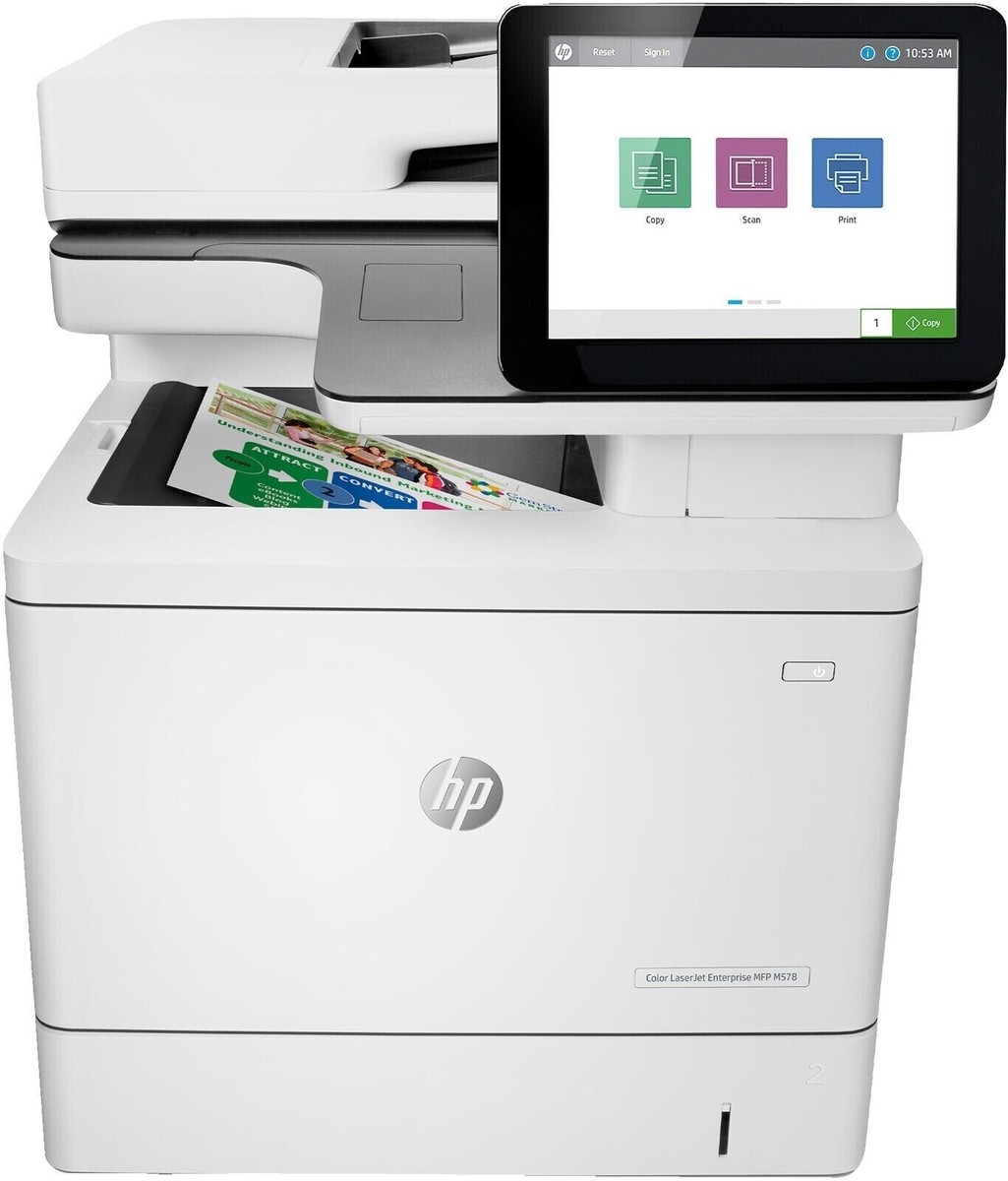 HP MFP M578dn A4 Colour Multifunction LaserJet Enterprise Printer  