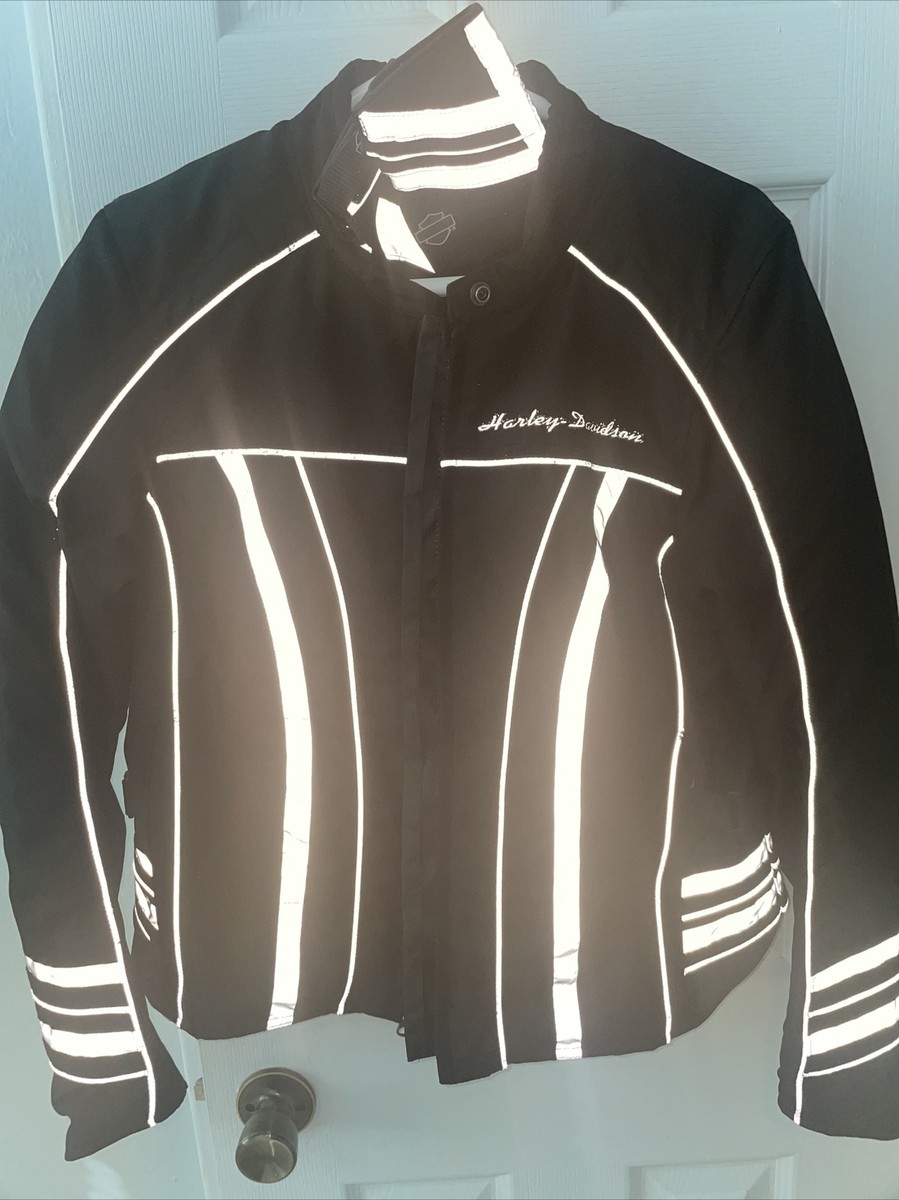 じゅん Womens Harley-Davidson Illumination 360 Reflective Jacket M 98312