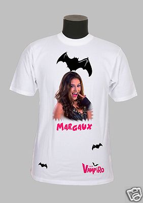 tee shirt enfant REF 63 chica vampiro personnalisé avec prénom