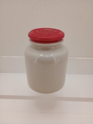 Vtg French MOUTARDE de Meaux Pommery Mustard  Crock Stoneware  Lid. 5x4 Airtight