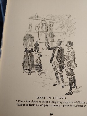 Sk51 Ephemera 1930s Punch Cartoon Harry In Holland Cigars 