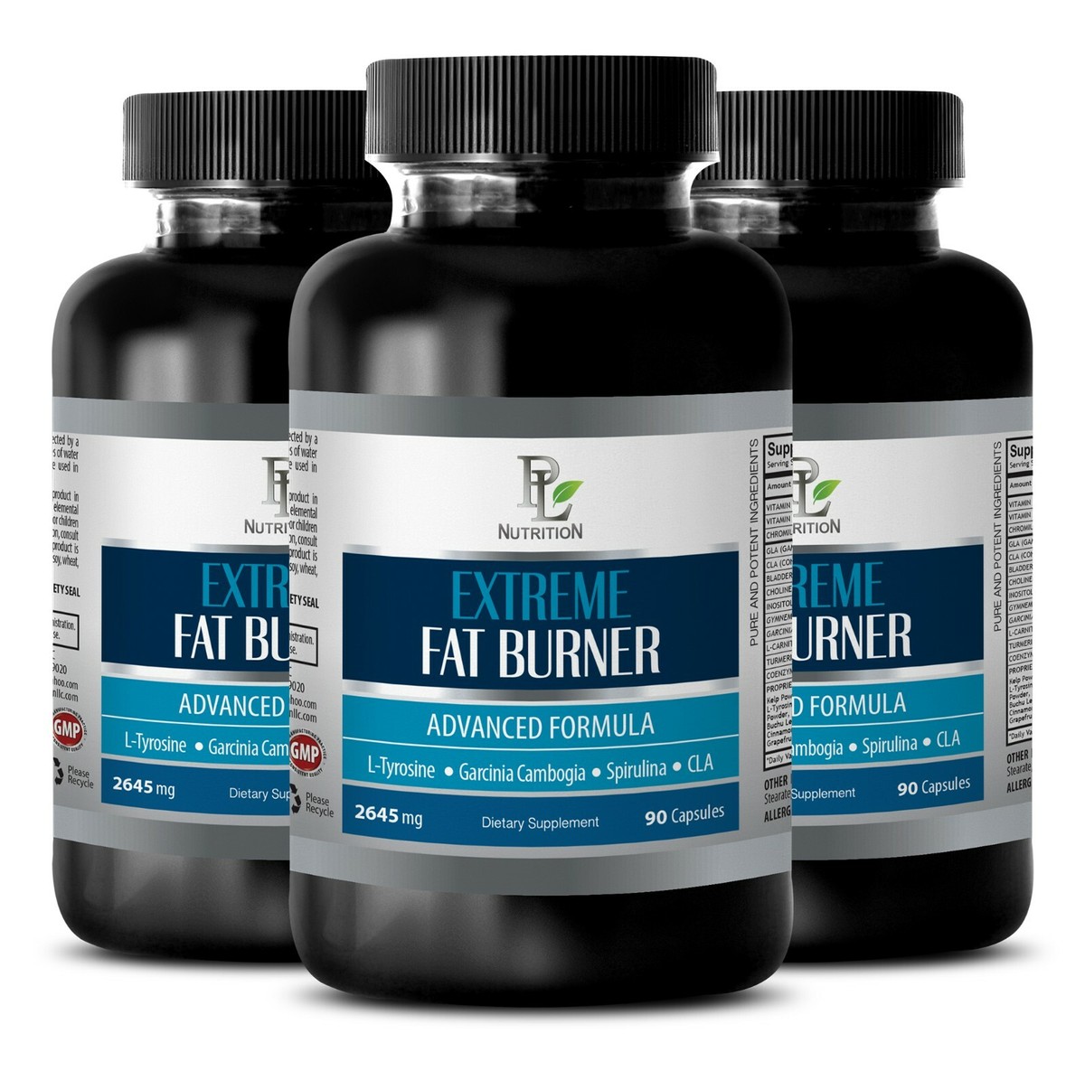 belly fat burner - EXTREAM FAT BURNER 2645mg - diet pills 3 Bottles 270  Capsules