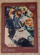 2020 Panini Diamond Kings Plum Frame Jake Rogers 