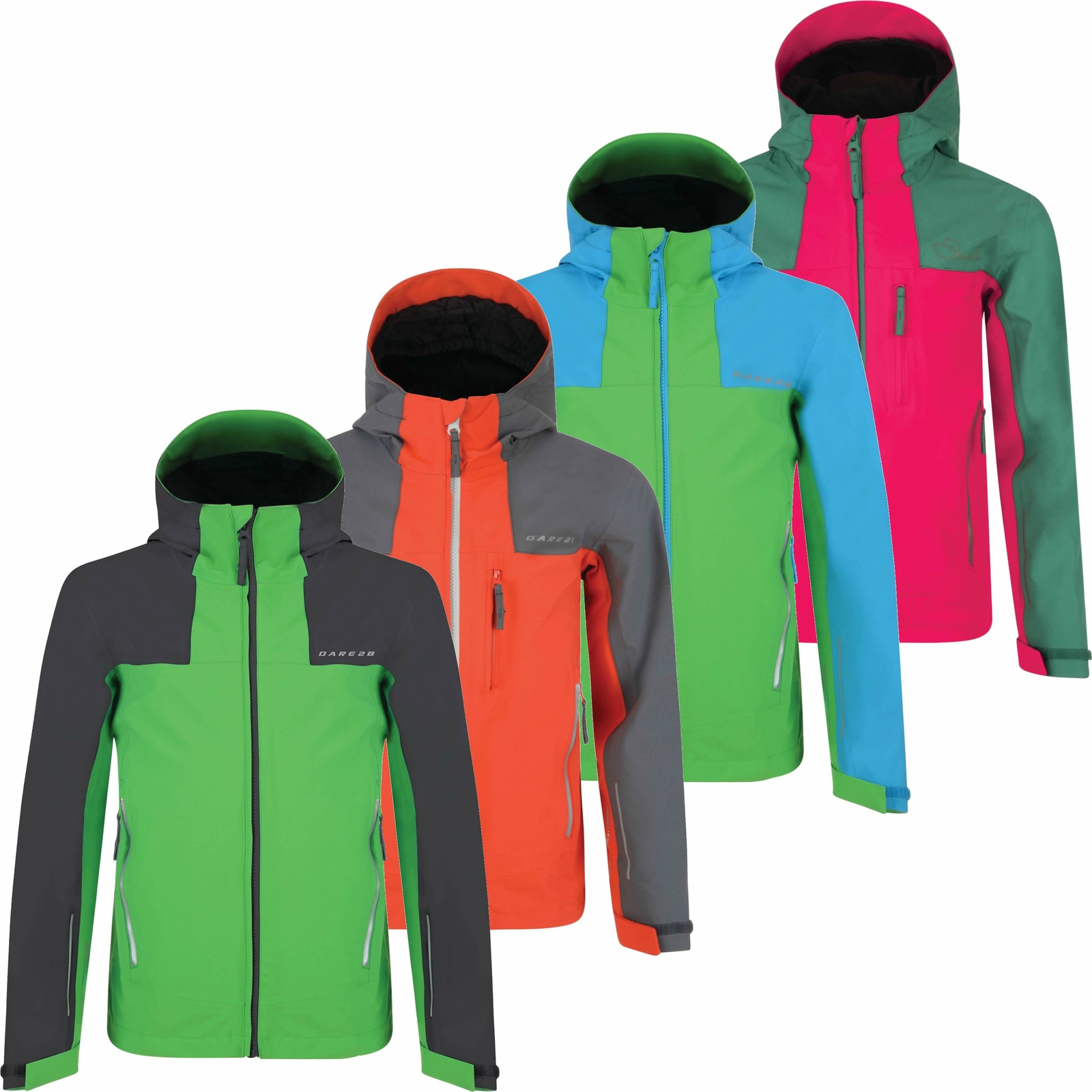 Dare2b Resonance II Kids Jacket Waterproof Breathable Stretch Coat