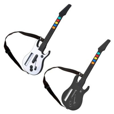 NEW Wireless Guitar Controller for Nintendo Wii Guitar Hero Rock Band 