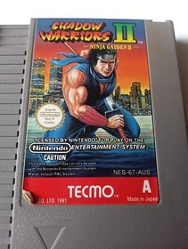  NES Shadow Warriors II 2: Ninja Gaiden Game Only