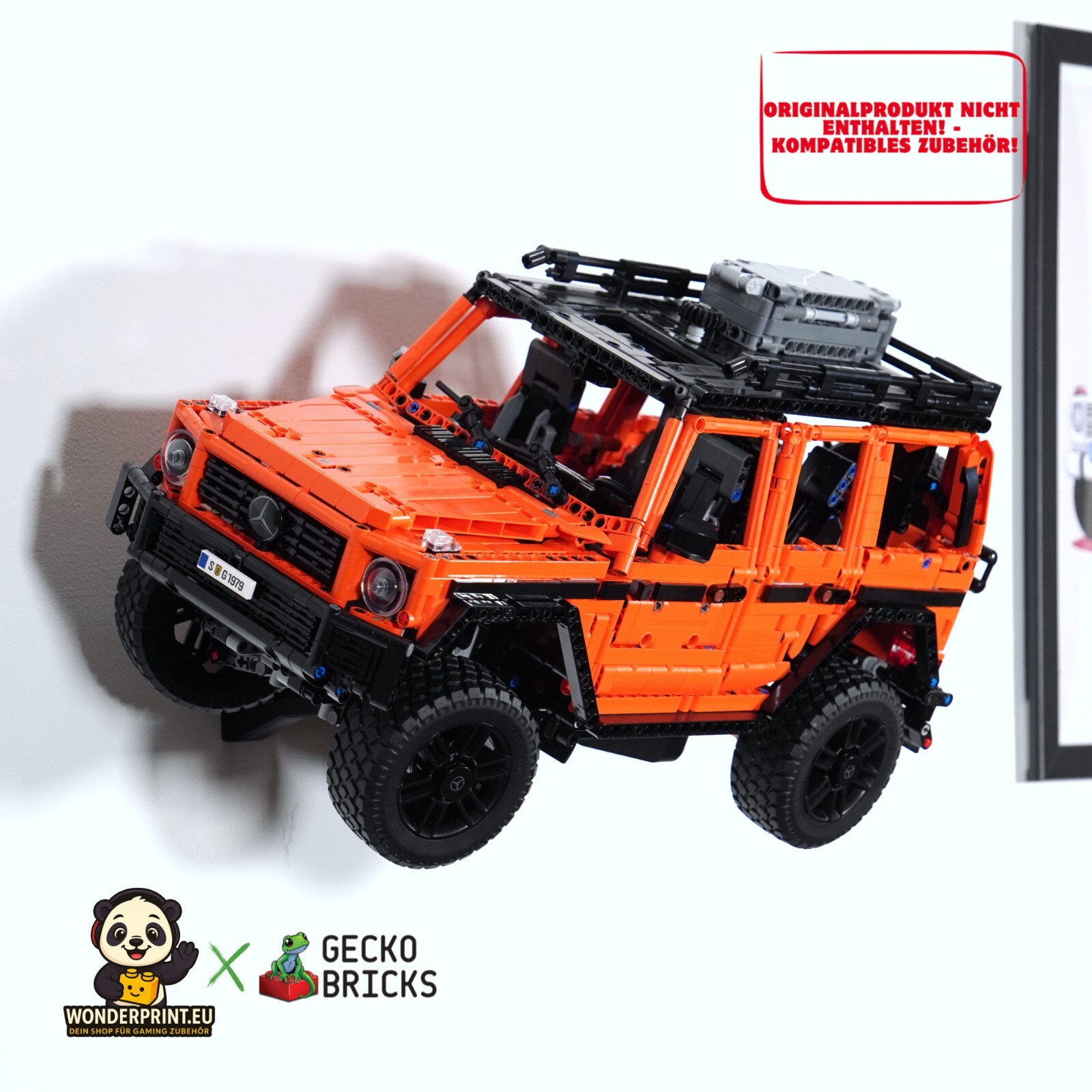 Wandhalterung Halter Halterung passt für LEGO® Technic Mercedes-Benz G 500 42177