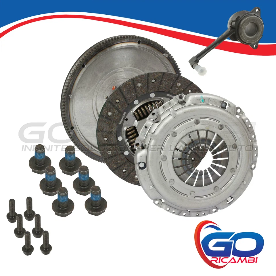 KIT FRIZIONE VOLANO MONOMASSA MODIFICA PERVW GOLF 5 6 AUDI A3 SEAT LEON 2.0 TDi - Immagine 2 di 4