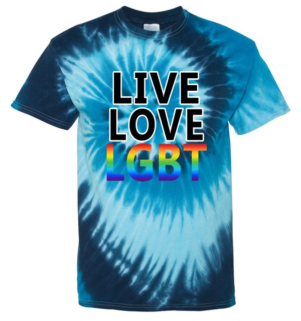 Gay pride logo tie dye falasbond