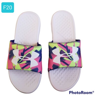 Under Armour Women's slides sandals Beach summer shower camping size 