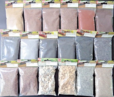 BUSCH Schotter (10,83 /kg) Kies / Kohle / Steine / Geröllsteine, 230g Auswahl