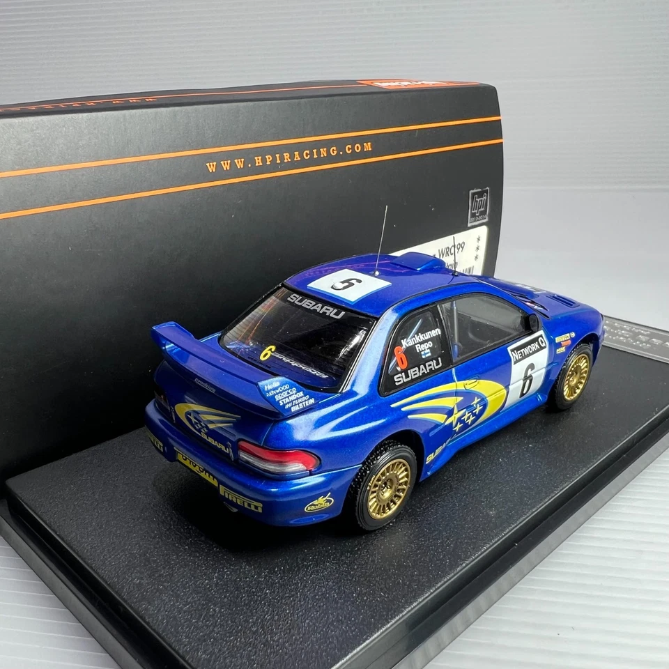 1/43 Scale HPI Subaru Impreza WRC 1999 #6 Great Britain Rally 8601 - Image 2 of 2