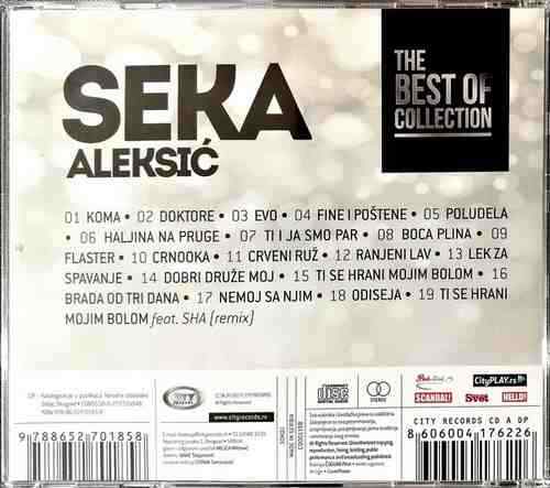 CD SEKA ALEKSIC THE BEST OF COLLECTION kompilacija 2017 city records srbija - 第 2/2 張圖片
