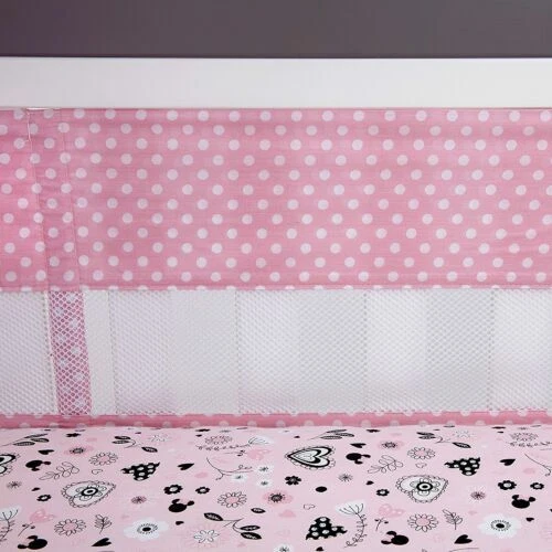 迪士尼花园网眼婴儿床衬里