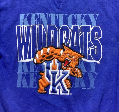 Vtg 90s UK Kentucky Wildcats Crewneck 