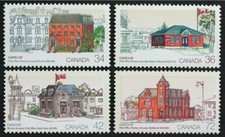 CANADA 1987 #1122-25, Philately, Capex'87 complete set of 4 Mint NH