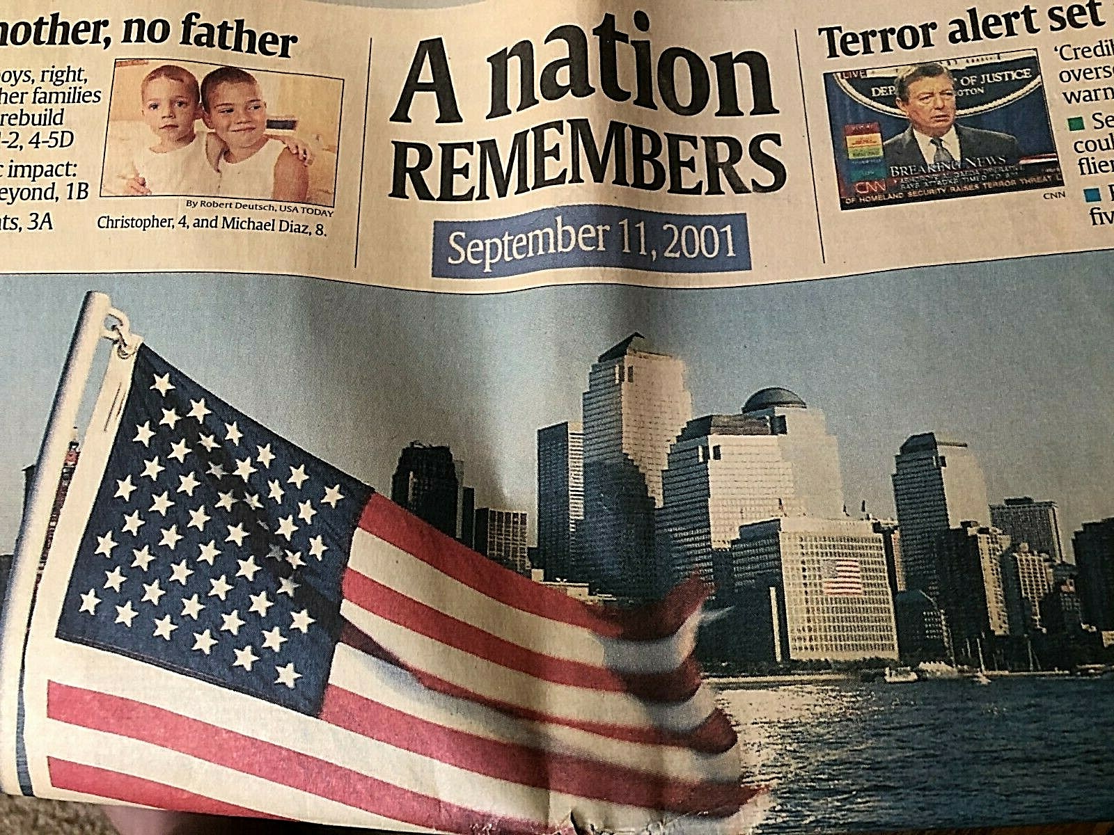 USA TODAY Newspaper 9/11 A Nation Remembers 9/11/ 2002 | eBay