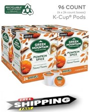 Keurig Green Mountain SEASONAL Coffee Pumpkin Spice 96 count K-cups