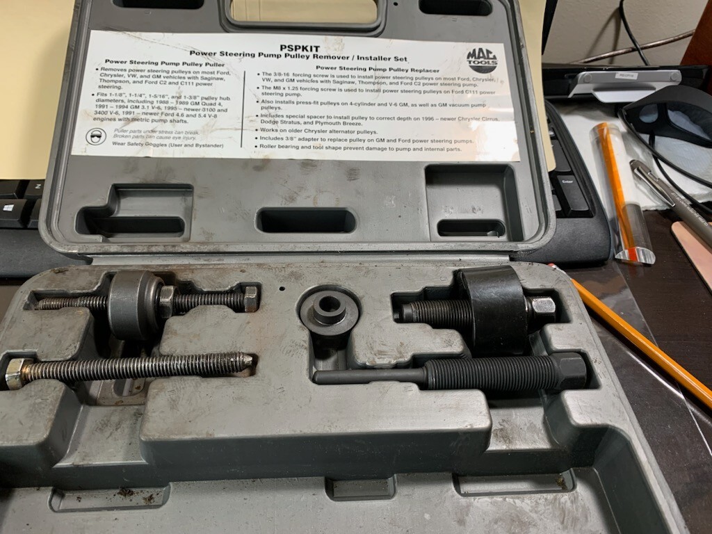 Power Steering Pump Pulley Tool LISLE 39000 eBay