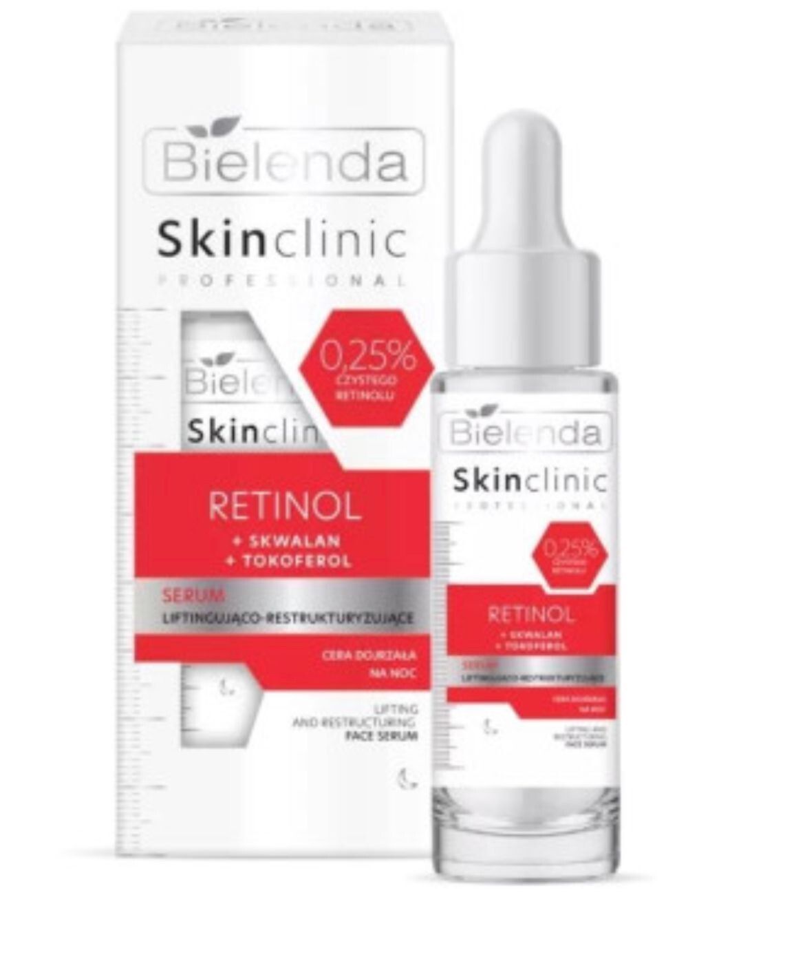 Bielenda Skin Clinic  Retinol Lifting and restructuring night serum,30ml