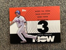 2007 Topps Generation Now Insert #GN149 Mets David Wright Baseball Card