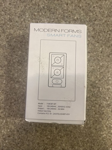 6-Speed Ceiling Fan Bluetooth Hardwired Wall Control with Single Pole Wallpla...