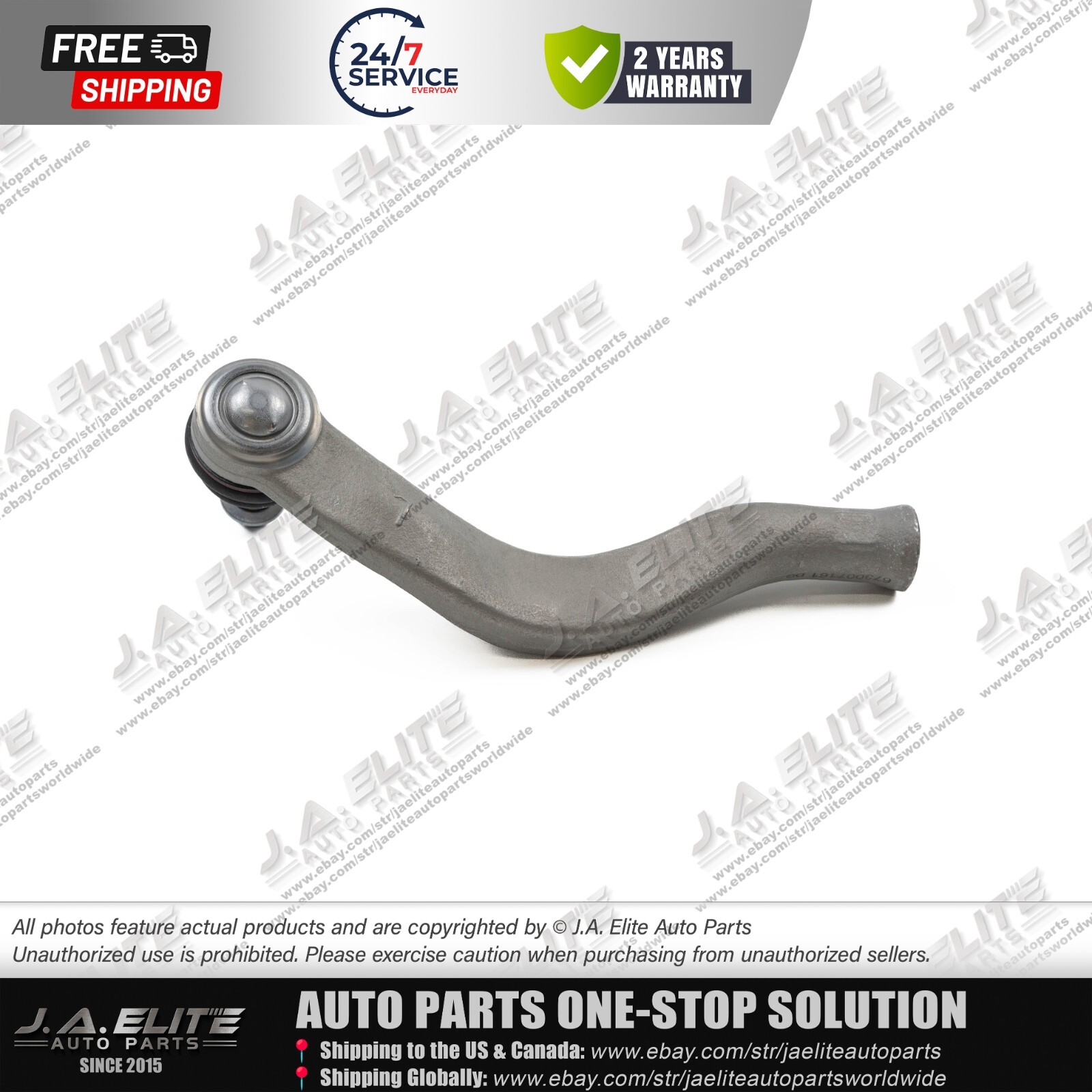 Left Outer Tie Rod Ball Joint fits Maserati Levante (2019+) 673007161