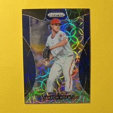 2019 panini prizm baseball Aaron Nola Blue Scope 35/35