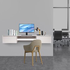 Wall Mounted Desk, Wall Mounted Desk with Pull Out Drawer, Wall Organizer