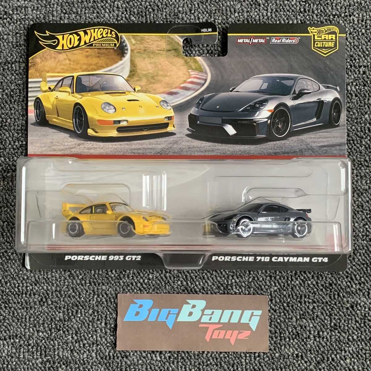 Hot Wheels Porsche 993 GT2 / Porsche 718 Cayman GT4 (In Hot Wheels Porsche 993 GT2 / Porsche 718 Cayman GT4 (In