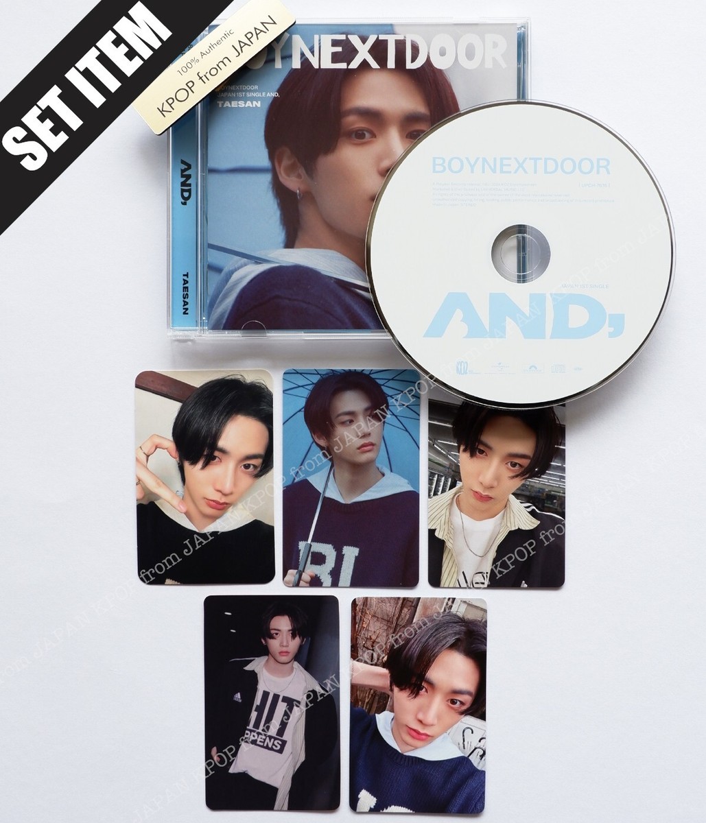 TAESAN BOYNEXTDOOR AND, Japan Solo CD + POB Lucky draw TAESAN BOYNEXTDOOR AND, Japan Solo CD + POB Lucky draw