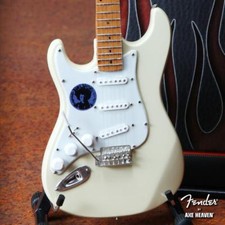 Jimi Hendrix Cream Fender Strat Reverse Headstock  Mini Guitar by AXE HEAVEN