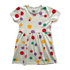 Girls 4-Pack Dress (2y-6y) Wholesale Kidswear UK Green Multicolour Patterned Lot