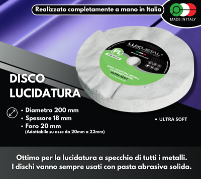 Dischi Esperti 100% Cotone Per La Lucidatura Tecnica, La Lucidatura E Il Livellamento - Foto 5